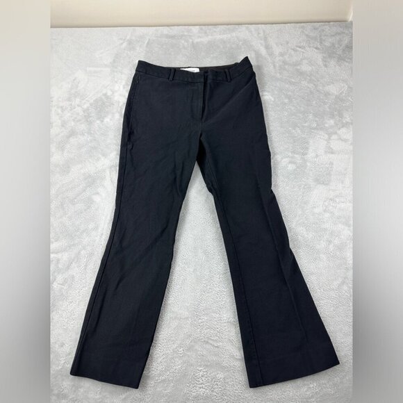 Derek Lam 10 Women's Size 10/30.5 Waist/L US Crosby Crop Flare Trouser in Black - Picture 3 of 11